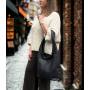 - CZARNA TOREBKA SKÓRA NATURALNA SHOPPER BAG