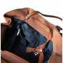 - Camel zamszowa torebka shopper ruda karmelowy ZAMSZ NATURALNY Vera Pelle