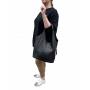 Czarna torebka Shopper torebka A4 worek klasyczna torba MaxFly