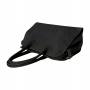 - BORSE IN PELLE Czarna zamszowa torebka kuferek shopper XL