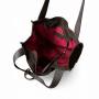 - Czekoladowa zamszowa torebka shopper ciemny brąz ZAMSZ NATURALNY Vera Pelle