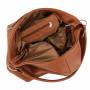 -20% RUDA CAMEL SKÓRZANA A4 torebka worek SKÓRA NATURALNA