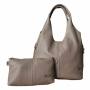 - HIT - TAUPE TOREBKA SKÓRA NATURALNA SHOPPER A4 TORBA SKÓRZANA