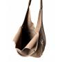 - HIT - TAUPE TOREBKA SKÓRA NATURALNA SHOPPER A4 TORBA SKÓRZANA