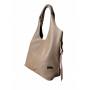 - HIT - TAUPE TOREBKA SKÓRA NATURALNA SHOPPER A4 TORBA SKÓRZANA