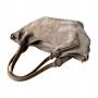 - Taupe zamszowa torebka fango shopper XL cappuccino ZAMSZ A4 Vera Pelle