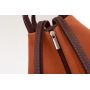 -30% WŁOSKI SKÓRZANY CAMEL RUDY MODNY PLECAK z kieszonkami