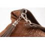 -20% HIT Vera Pelle włoska camel torebka skóra krokodyl zamsz worek