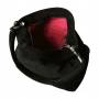 - Czarna zamszowa torebka shopper czarny ZAMSZ NATURALNY Vera Pelle