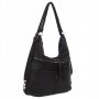 -25% czarna torebka plecak worek Gallantry 2w1 A4 torba