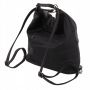 -25% czarna torebka plecak worek Gallantry 2w1 A4 torba