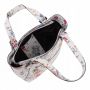 KWIATY włoska torebka Vera Pelle shopper w kwiaty HIT