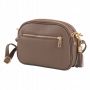 -30% Vera Pelle - cappuccino taupe listonoszka ze skóry torebka włoska skóra