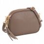 -30% Vera Pelle - cappuccino taupe listonoszka ze skóry torebka włoska skóra