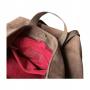 - Cappuccino torebka zamszowa shopper taupe ZAMSZ NATURALNY Vera Pelle